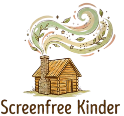 Screenfree Kinder LOGOUnsere ruhige Einschlafroutine - Ausmalbuch für Kinder von 3-8 Jahren: 24 liebevolle Motive zum Ausmalen