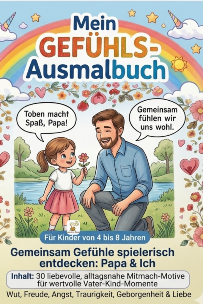 Das Ausmalbuch für Kinder- Mein Gefühls Ausmalbuch. Kitakinder Vorschulkinder, Gefühle spielerisch lernen